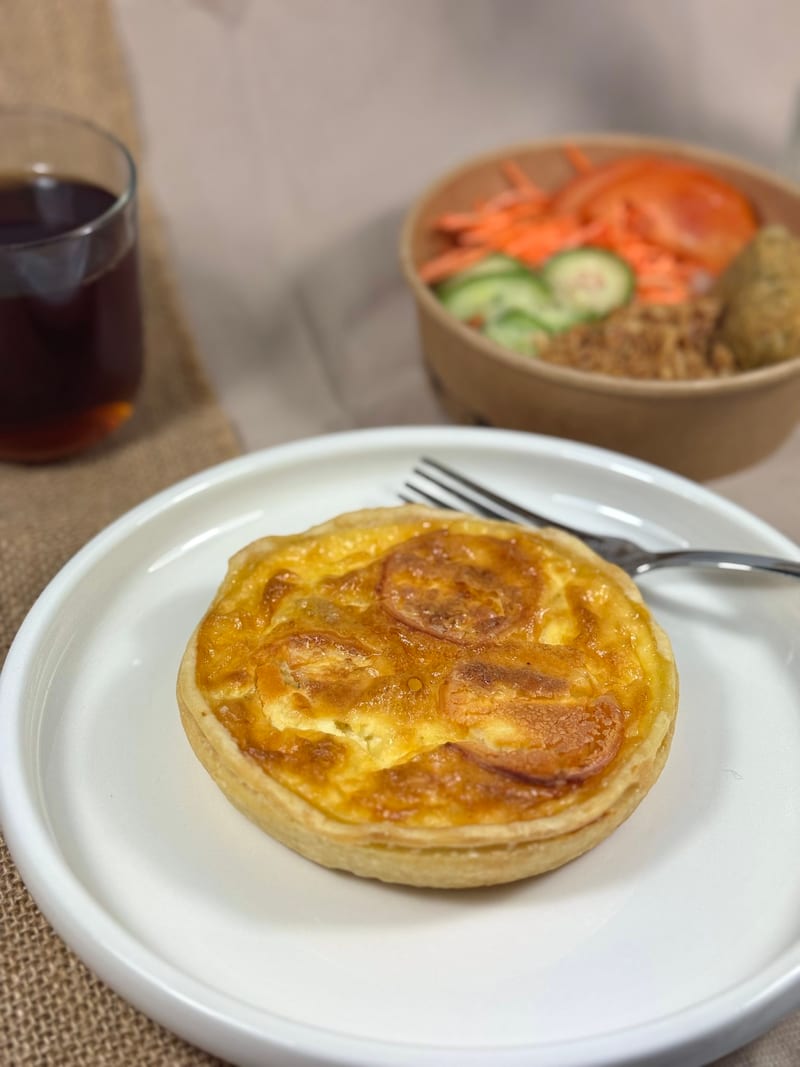 QUICHE OIGNON CHEVRE MIEL