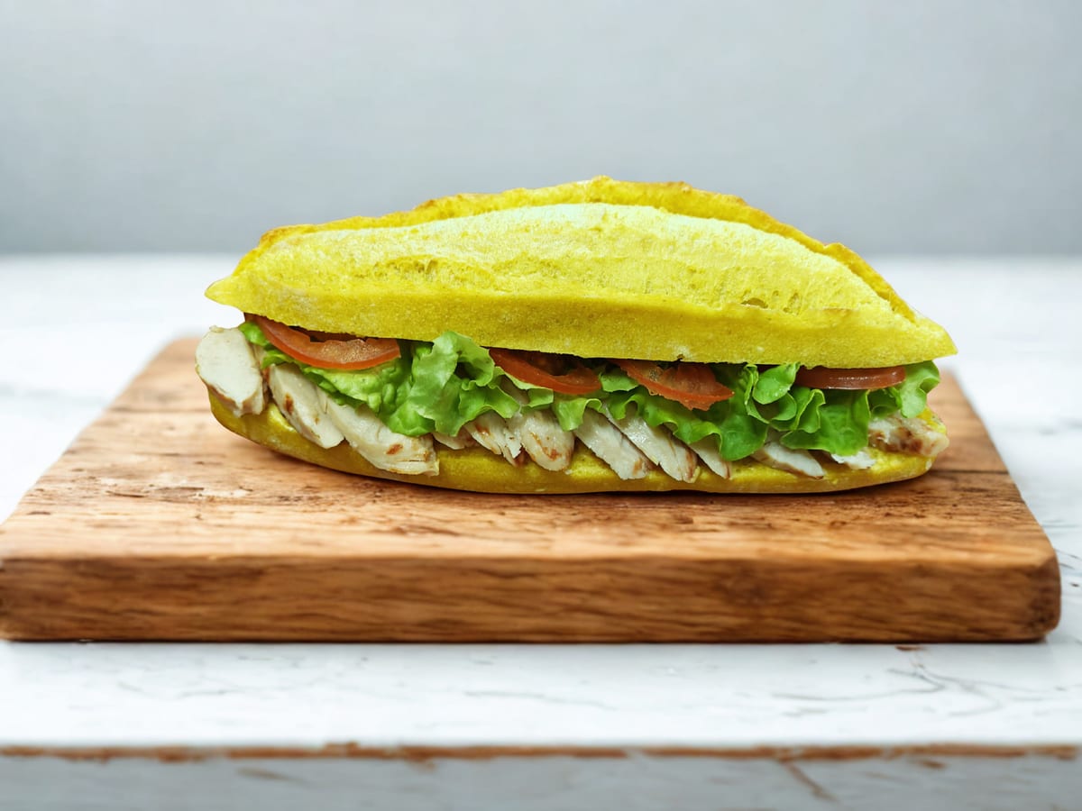 Sandwich poulet curry
