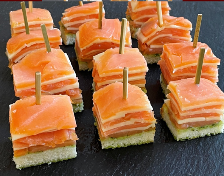 PLATEAU MILLEFEUILLES SAUMON