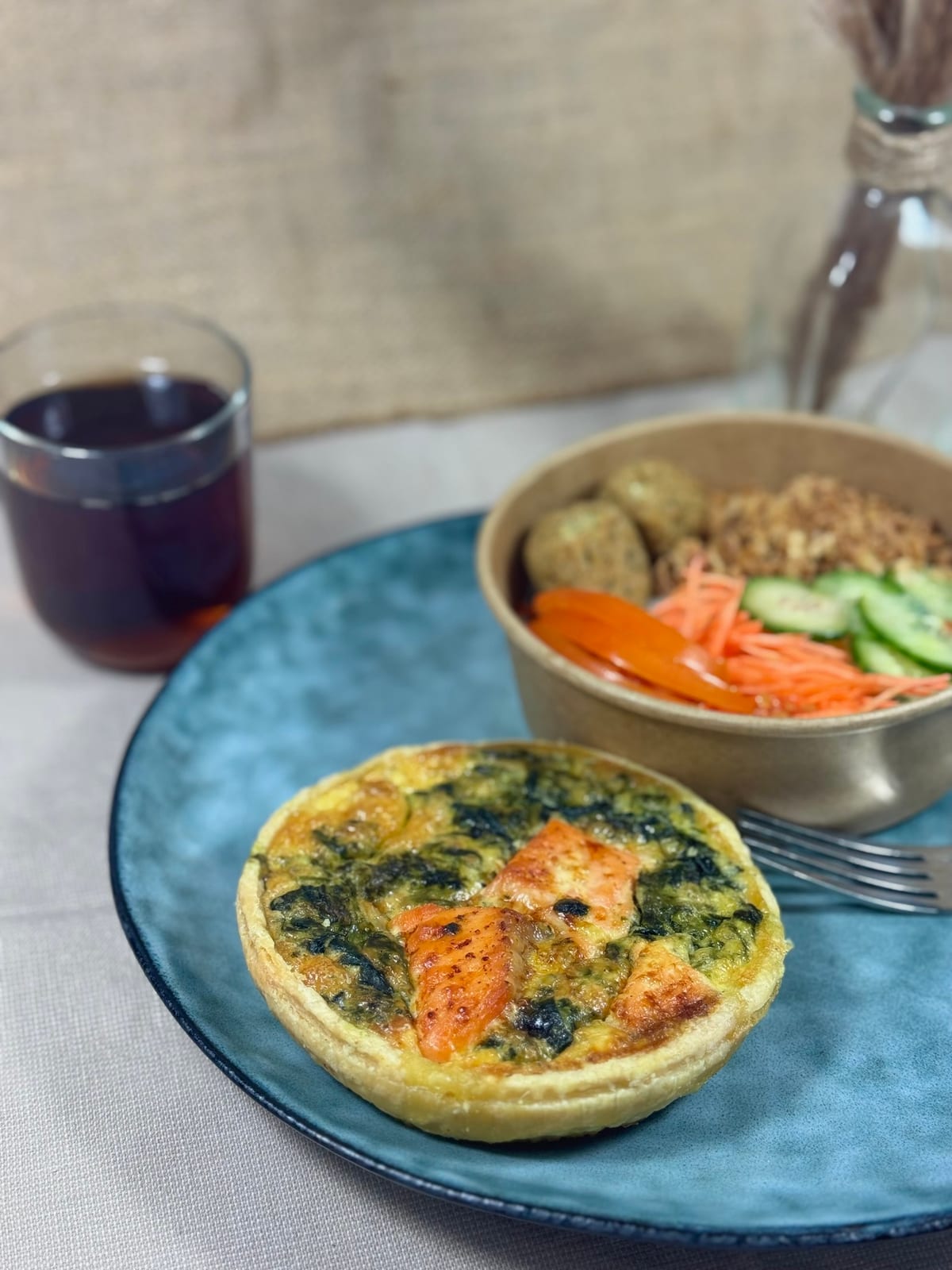 QUICHE SAUMON EPINARD