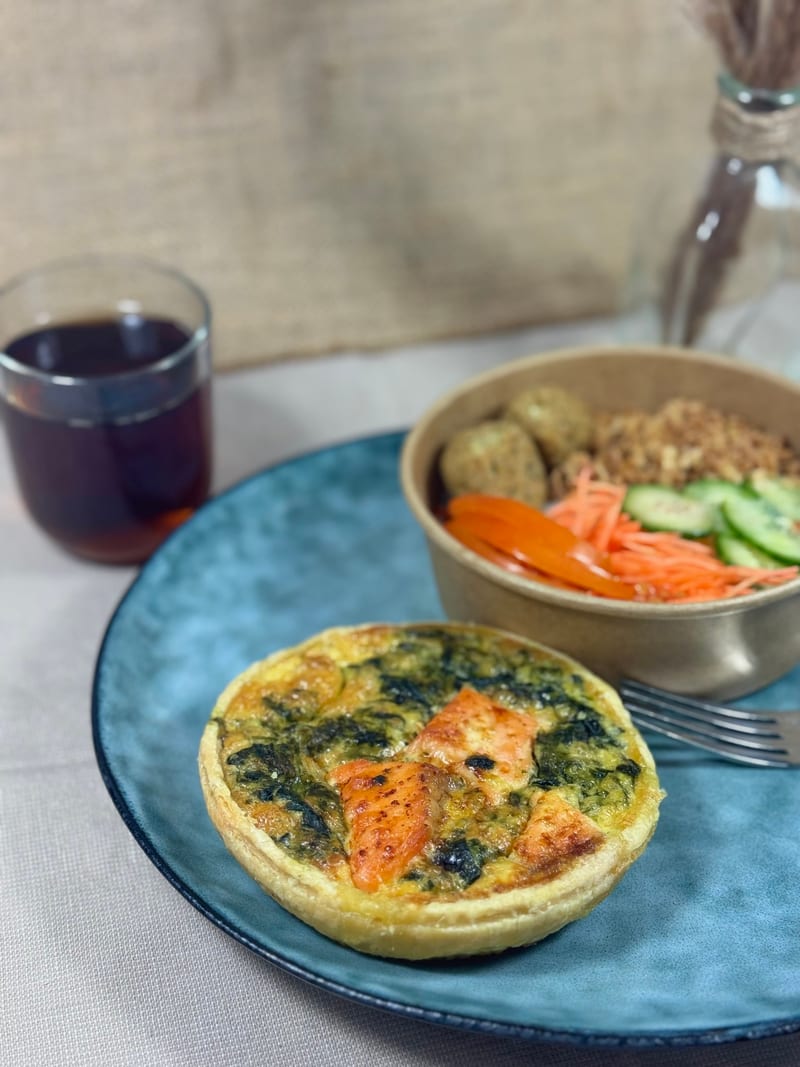 QUICHE SAUMON EPINARD